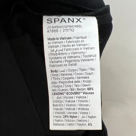 NWT SPANX Classic Black Ponte Barrel Pant Small Petite - Picture 10 of 11